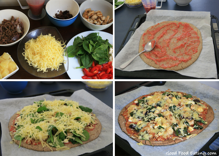 homemade pizza recipe process