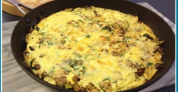 Salmon and Veggie Frittata