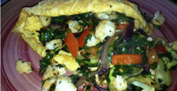 Kale & Veggie Omelet