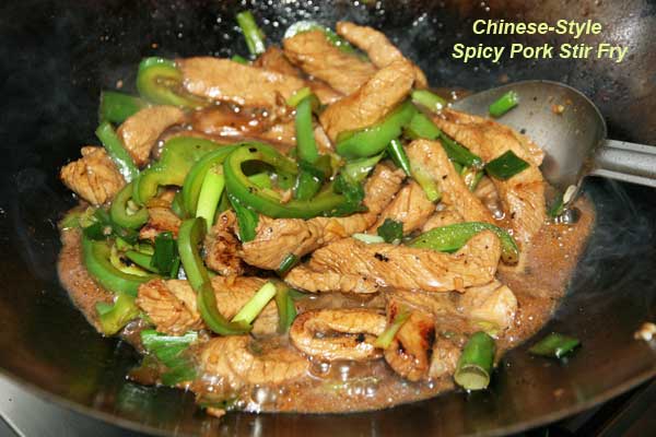Chinese-style Spicy Pork Stir Fry