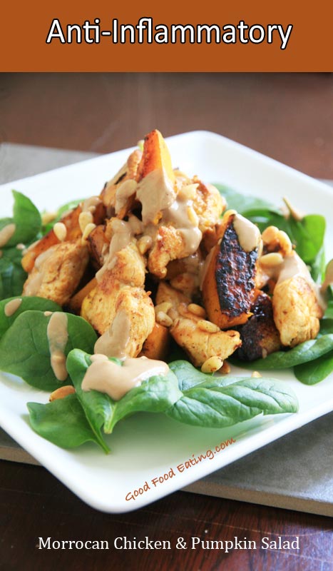 Morrocan Chicken and Pumpkin Salad