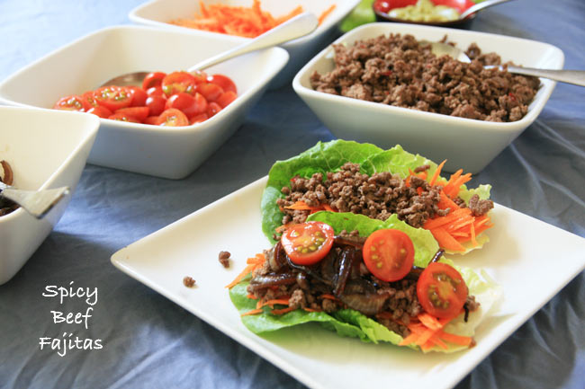 Spicy Beef Fajitas