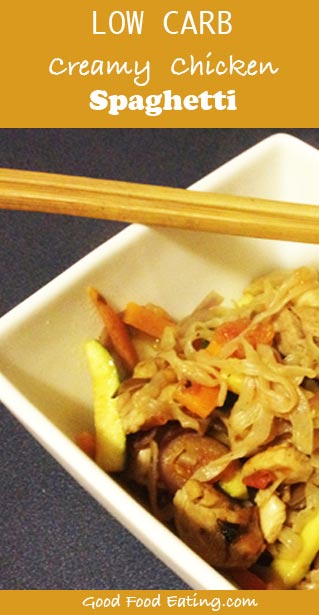 Low Carb Chicken Spaghetti