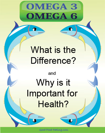 Difference between Omega 3 and 6