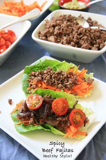 Spicy Beef Fajitas: Healthy Style!