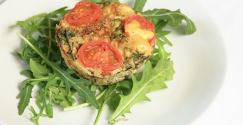 Kale and Tomato Breakfast Egg Muffins