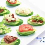 Healthy Snack Recipe: Mixed Cucumber Crackers
